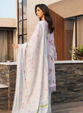 Alzohaib Luxury Printed Lawn 3 Piece Unstitched Suit AZ25LLP D-07